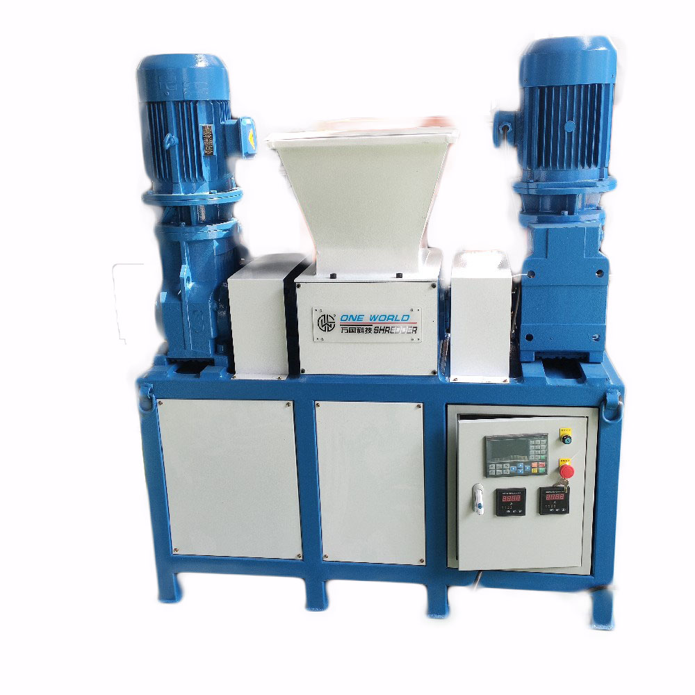 small shredder machine double motor drive crusher machine 