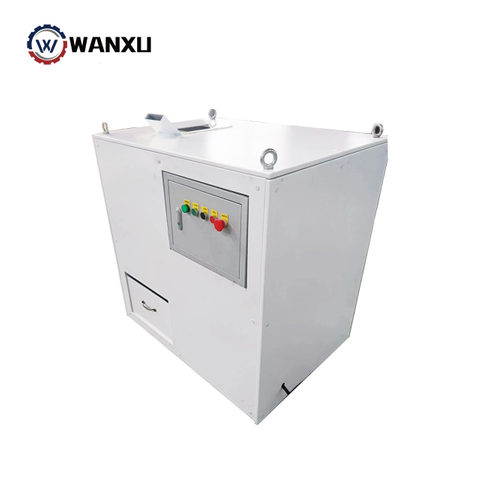 SR3 model dual-shaft shredder, used for recycling data storage devices (hard drives)