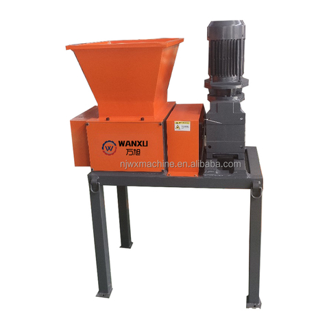300 model shrdder machine plastic bottle and can crusher machine