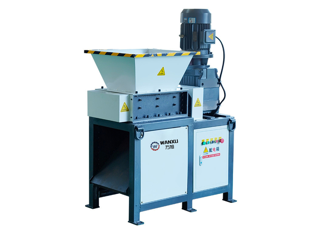 Double Shaft Shredder with Control System for Recycling