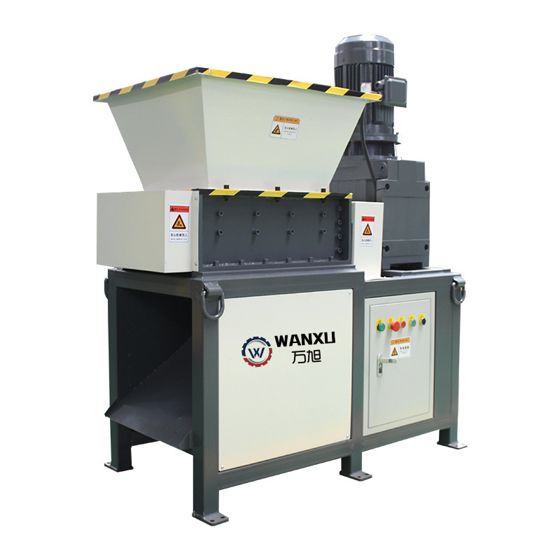 Double Shaft Shredder with Control System for Recycling