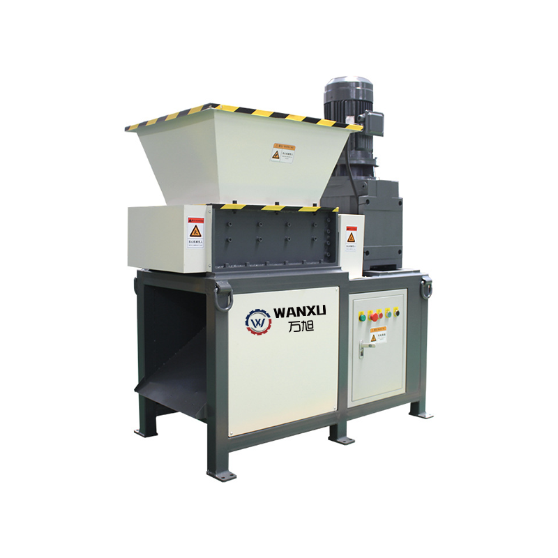 Double Shaft Shredder with Control System for Recycling