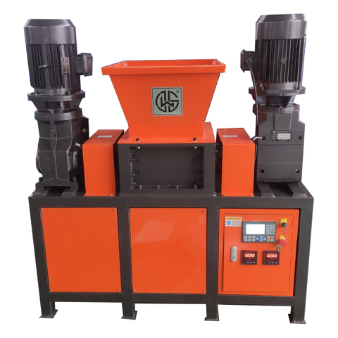 Double Shaft Shredder for Plastic Recycling Waste Treatment