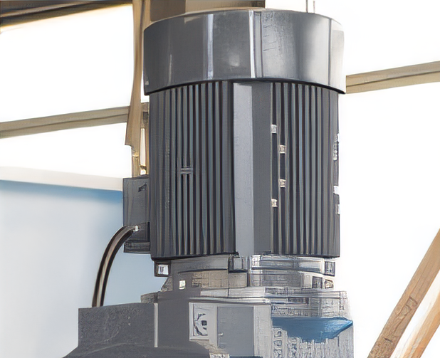High-torque pure copper winding motor for electronic waste shredding