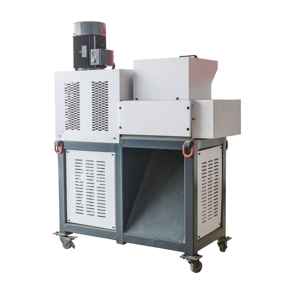 500 model small shredder machine double motor drive crusher machine