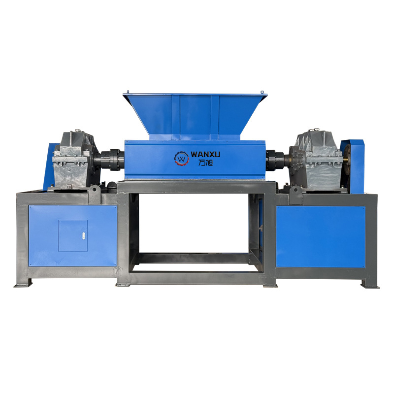 Large waste shredder workflow